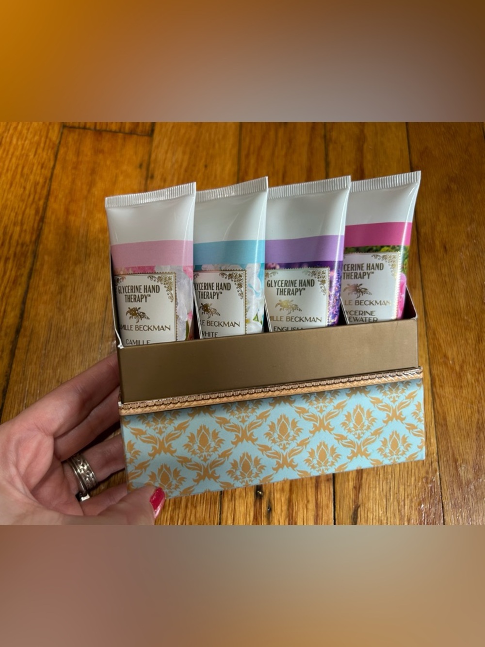 Camille Beckman The Floral Collection Gift Set, Four 1.35 oz Tubes
